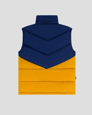 Southern Gents Puffer Vest - Mustard + Navy