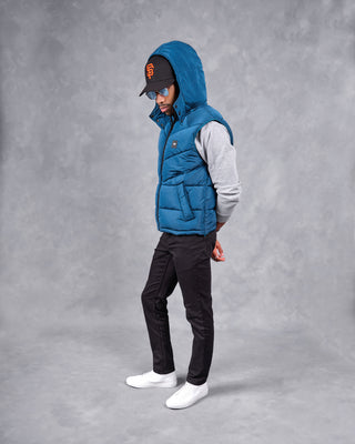 Southern Gents Puffer Vest - Teal