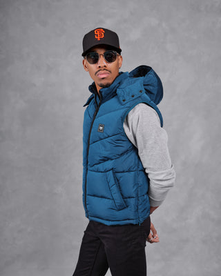 Southern Gents Puffer Vest - Teal