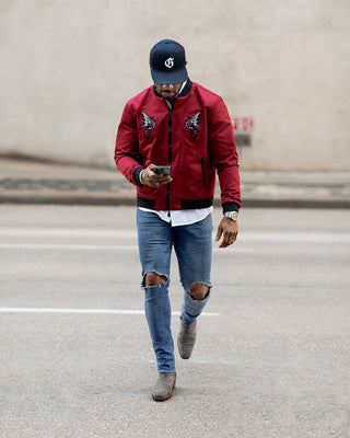 Southern Gents Reversible Tiger + Dragon Bomber Jacket