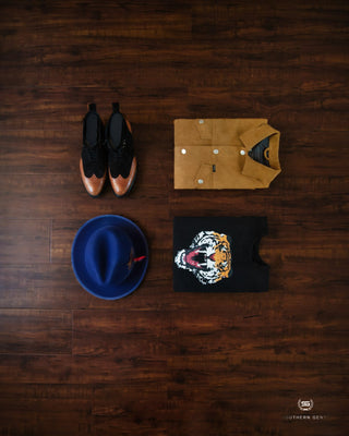 Southern Gents Trilby Fedora - Navy