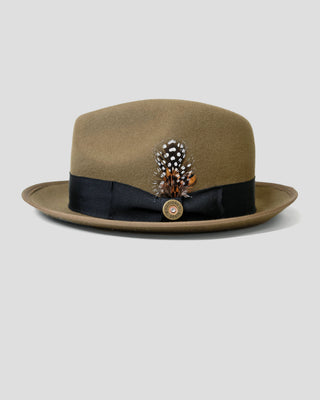 Southern Gents Trilby Fedora - Dark Olive