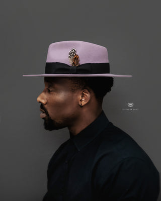 SG Ferguson Fedora - Lavender + Black